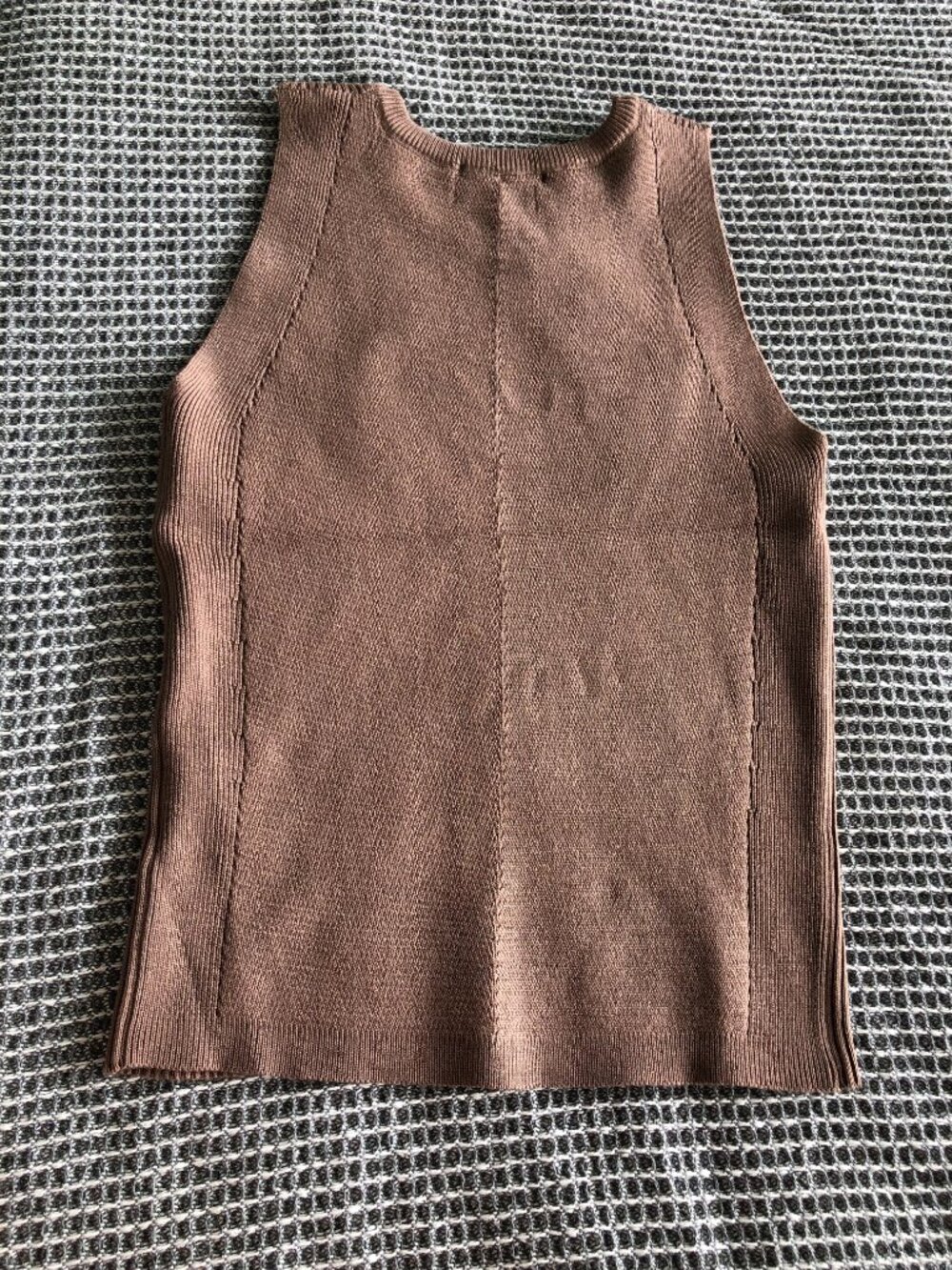 Diesel Rib knit viscose- and polyester-blend tank top - Picture 3 of 8